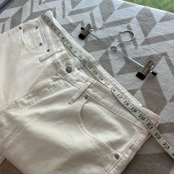 Madewell NWT The Plus‎ High-Rise Slim Boyjean in Tile White size 20W - Picture 7 of 13